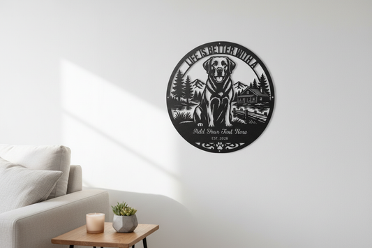 Labrador Lakeside - Black Living Room