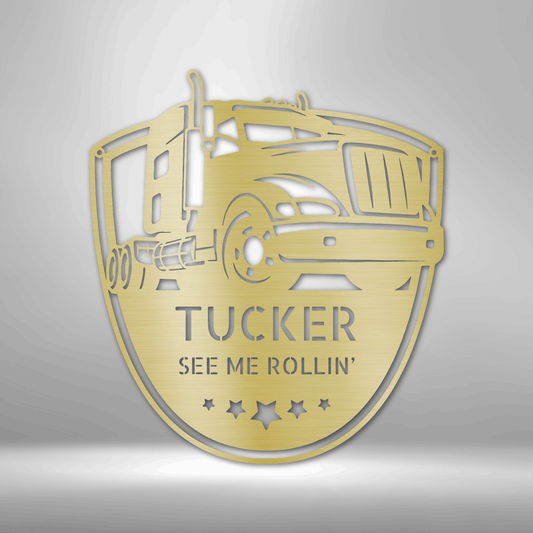 10-4 Roger Monogram - Steel Sign