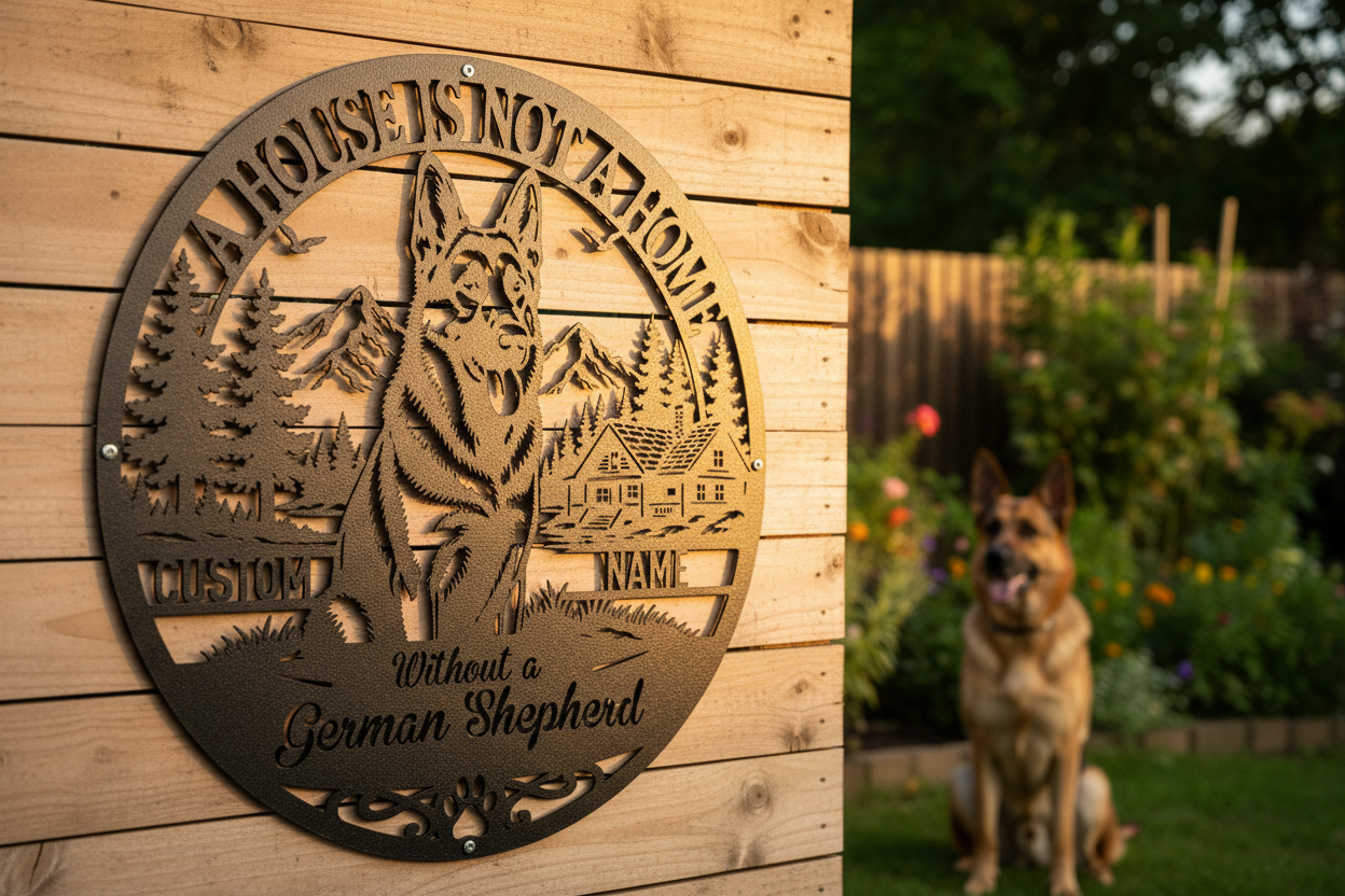 German Shepherd - Black Outdoor Close-Up
