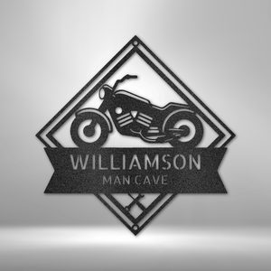 Born to Be Wild Monogram - Steel Sign