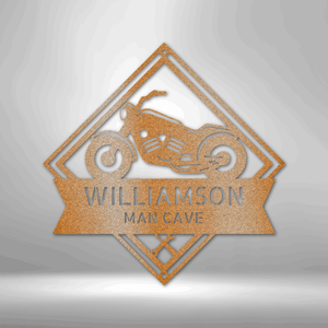 Born to Be Wild Monogram - Steel Sign