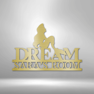 Mermaid Dreams Monogram - Steel Sign