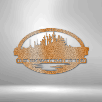 Pick Your Battleship - Naval Metal Art Sign