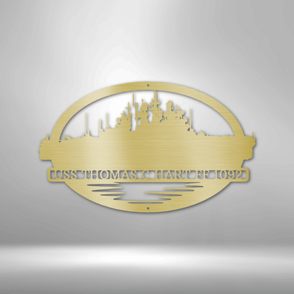Pick Your Battleship - Naval Metal Art Sign